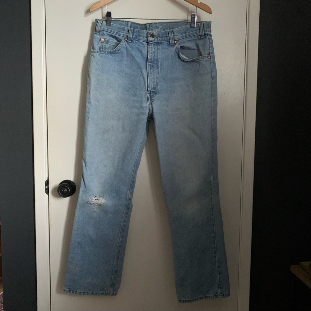 Vintage Levi's Orange Tab Light Blue Men's Jeans 35x30